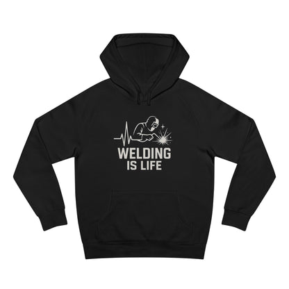 Welding Is Life Hoodie, Unisex, Dark Color