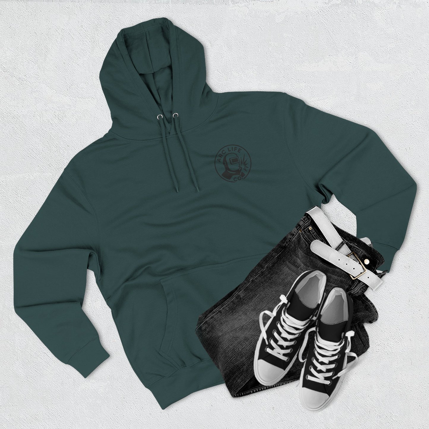 Arc Life, Skull Welding Hoodie, Fleece Sweatshirt