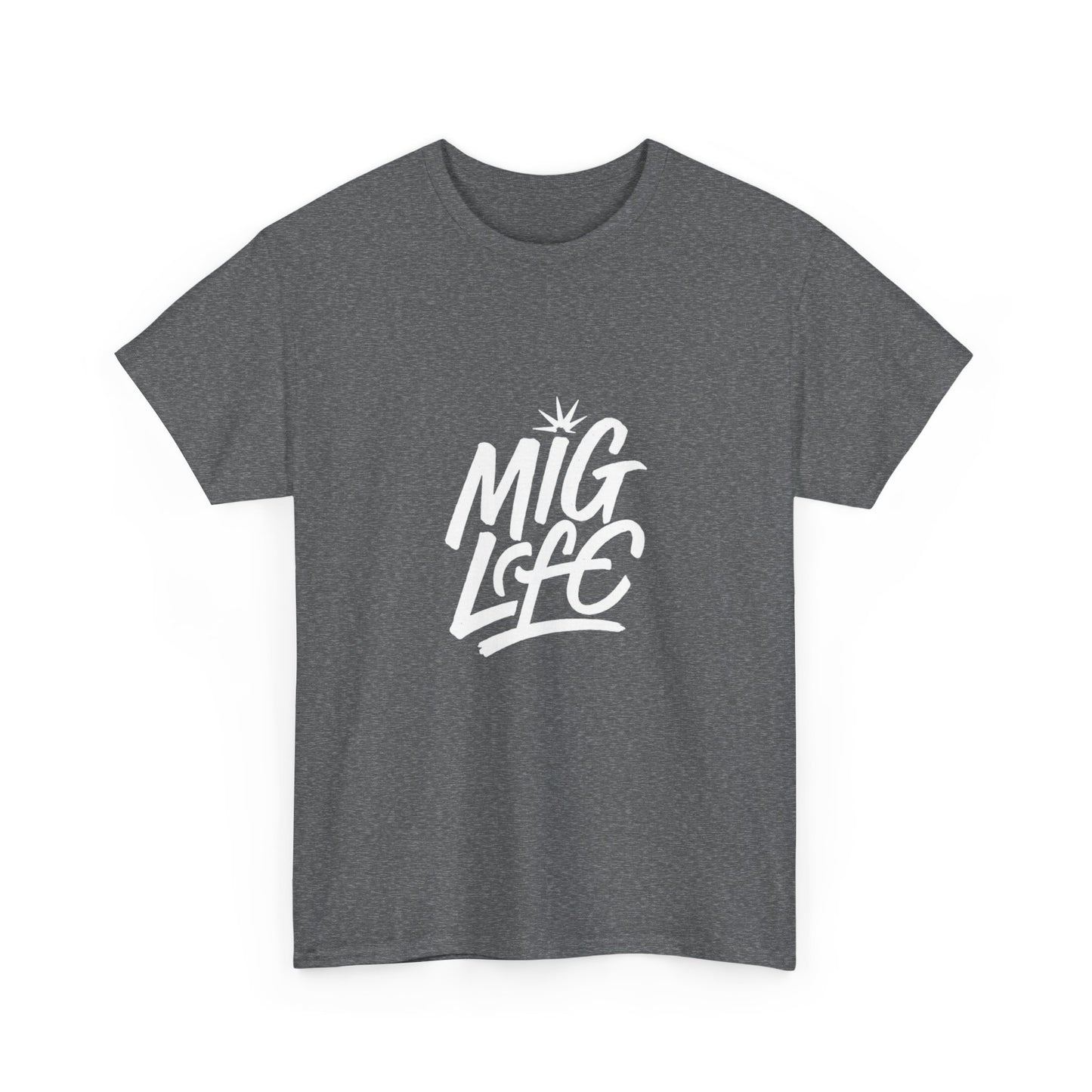 Arc Life, Mig Life Welding Tee Dark, White text