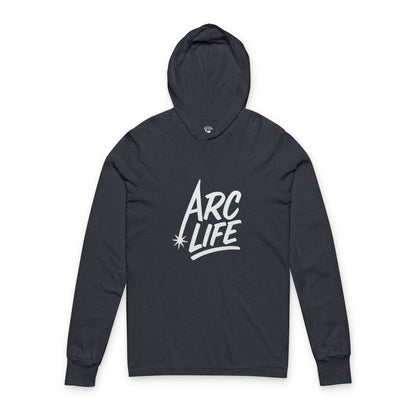 Arc Life Stylish Unisex Hooded Long Sleeve Tee