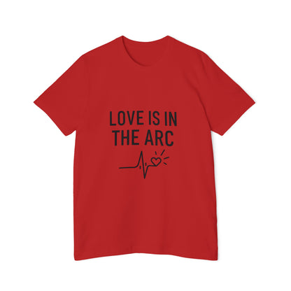 Love Is In The Arc Men’s Tee | Welding Valentine Shirt