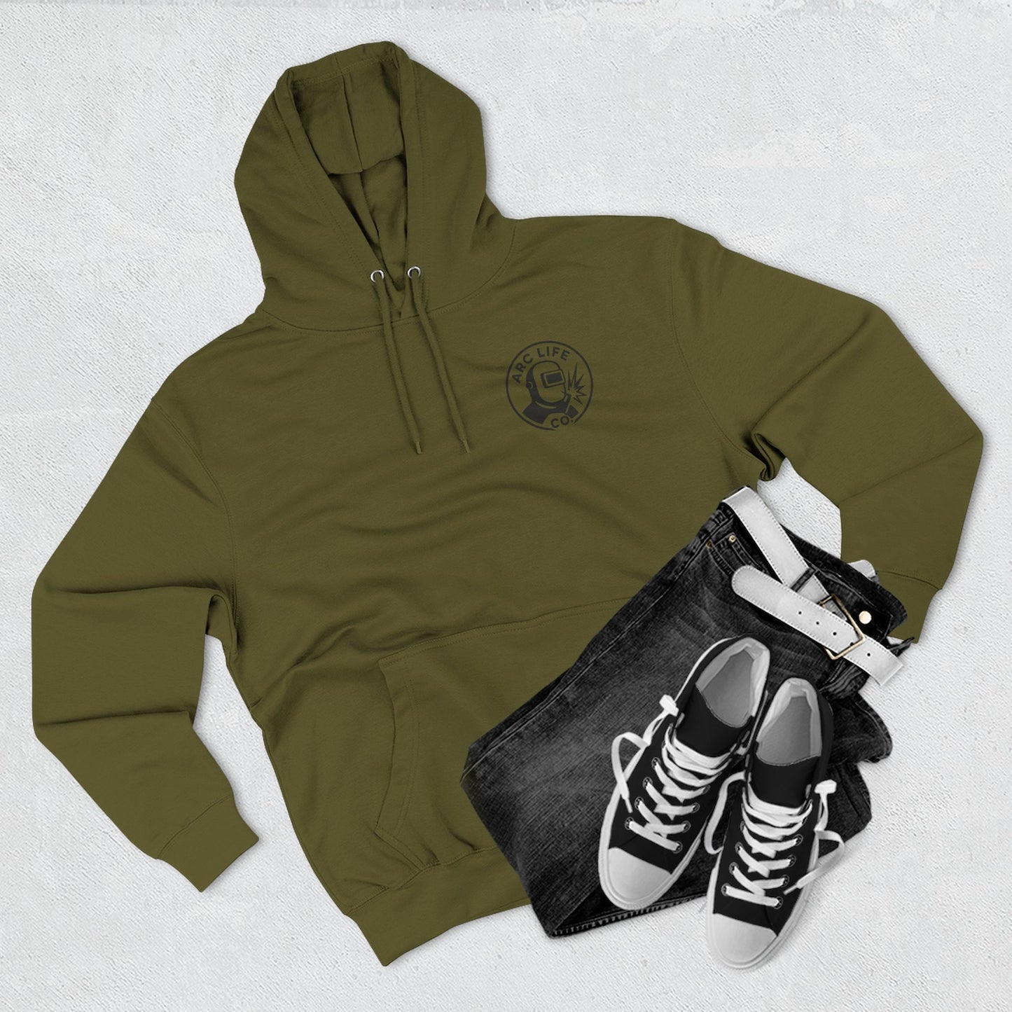 Arc Life, Skull Welding Hoodie, Fleece Sweatshirt