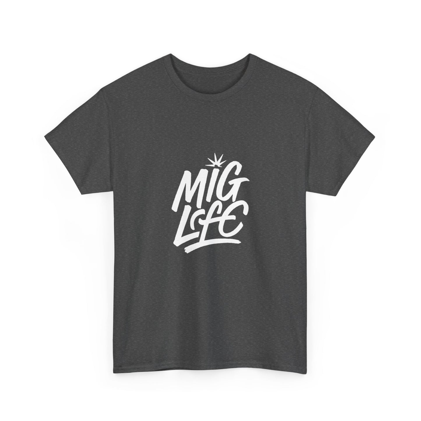 Arc Life, Mig Life Welding Tee Dark, White text