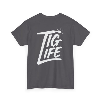 TIG Life Unisex Tee, Dark Shirt, White Print