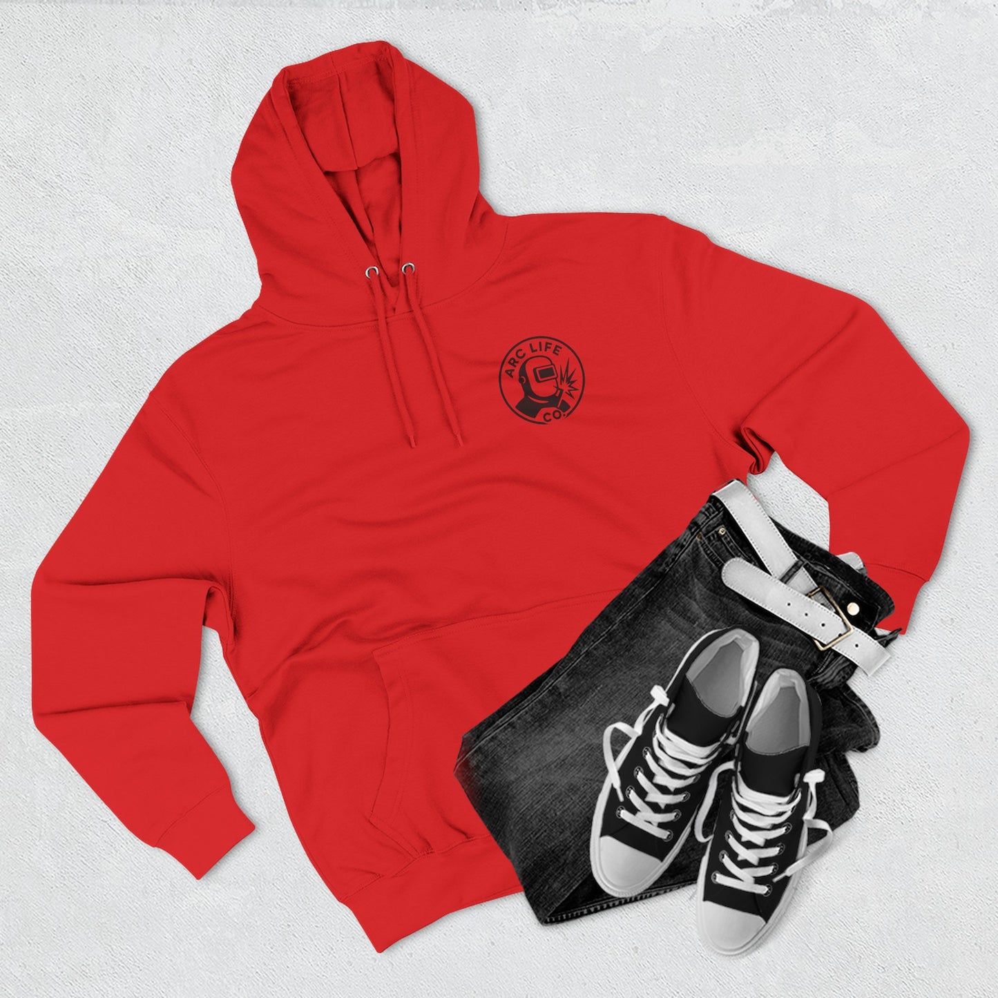 Arc Life, Skull Welding Hoodie, Fleece Sweatshirt