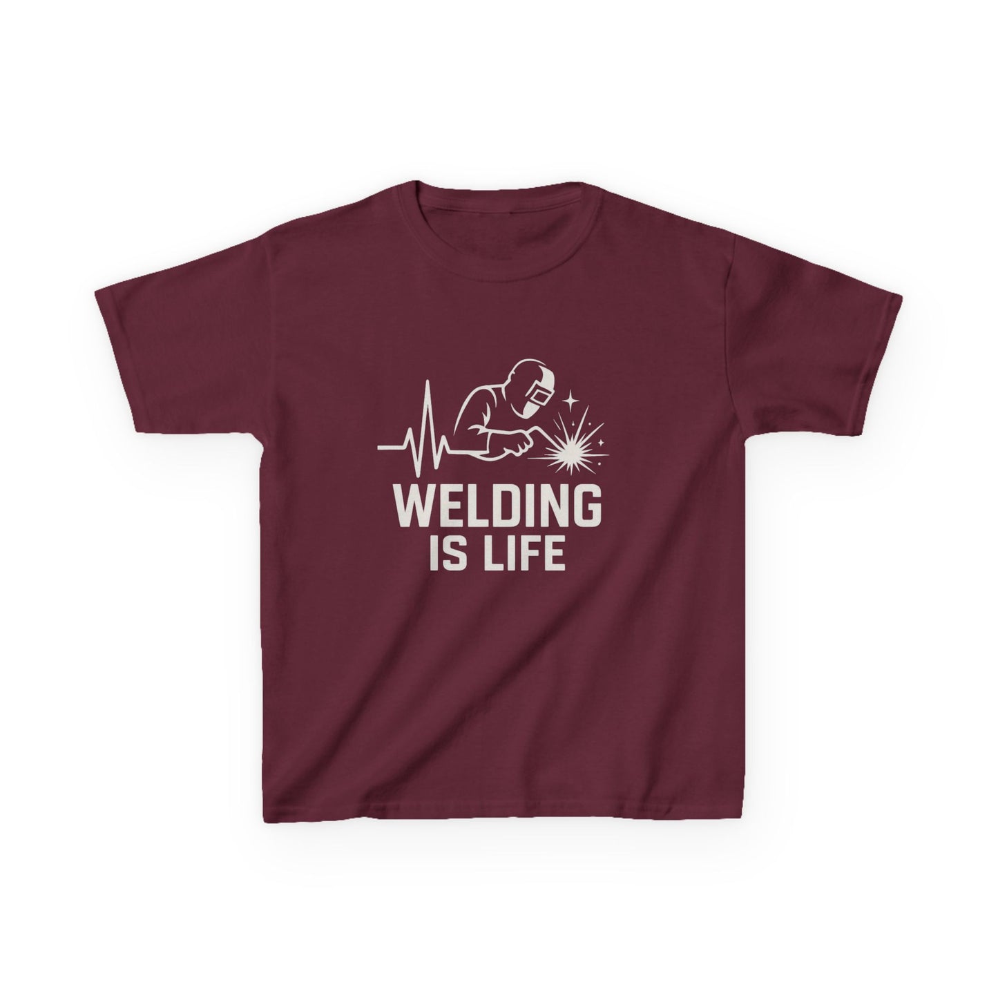 Welding Is Life Kids Tee, Dark Color
