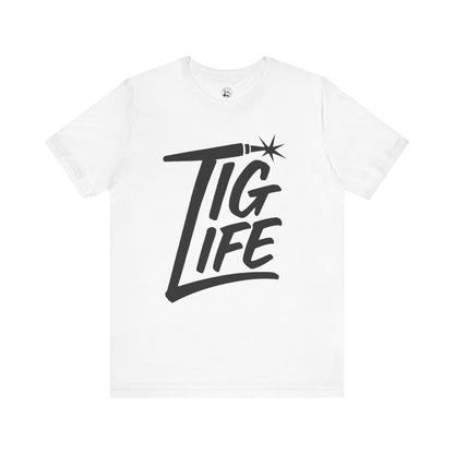 TIG Life Unisex Jersey Tee Light Color with Black text