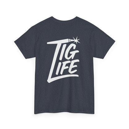 TIG Life Unisex Tee, Dark Shirt, White Print