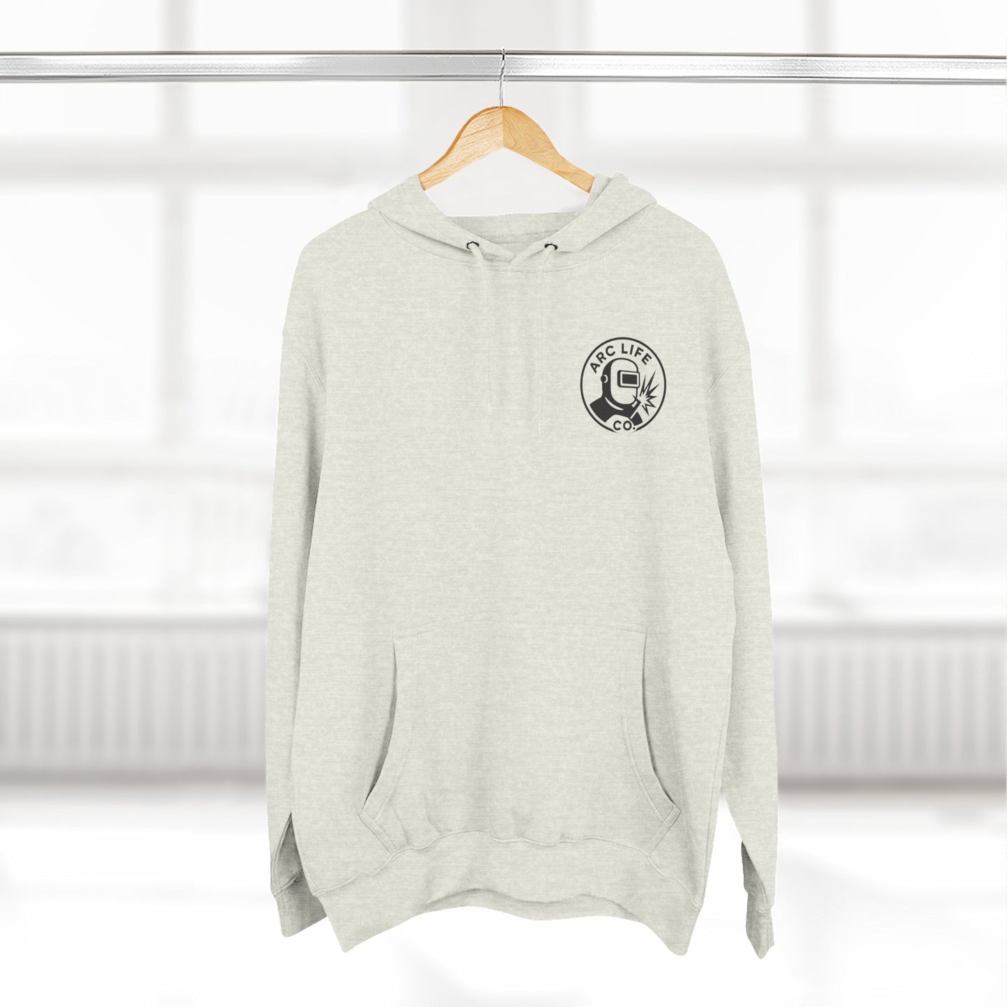 Arc Life, Skull Welding Hoodie, Fleece Sweatshirt