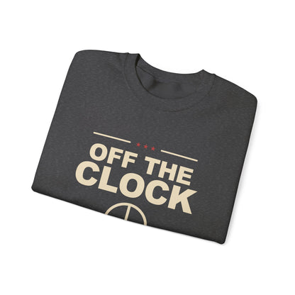 Off the Clock, Still Building Welder Crewneck – Arc Life Heritage Sweatshirt