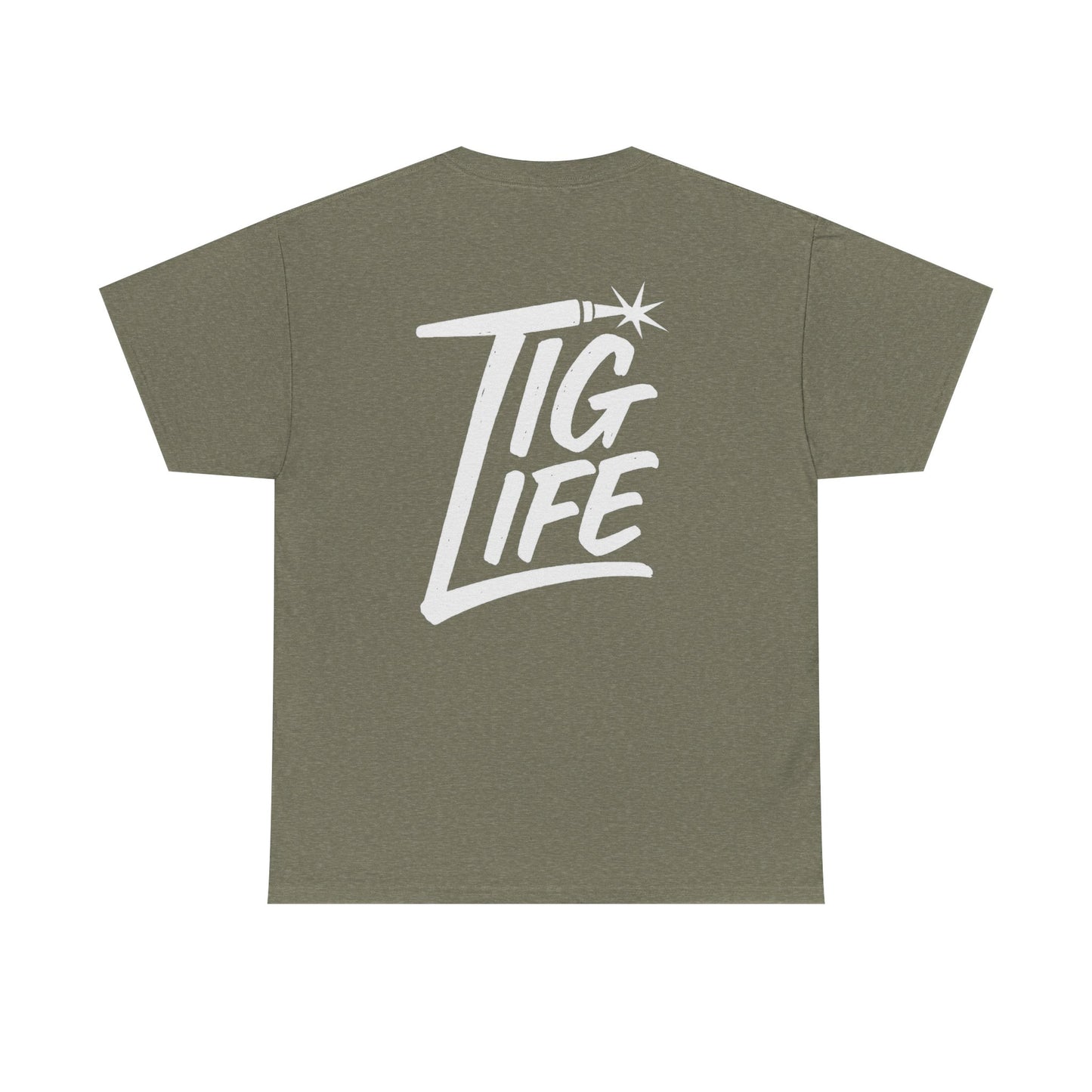 TIG Life Unisex Tee, Dark Shirt, White Print