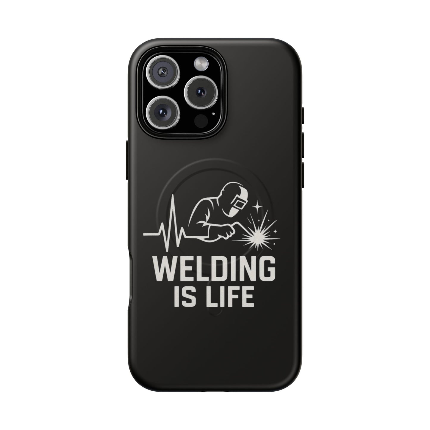 Welding Is Life Magnetic Phone Case, Tough Protective