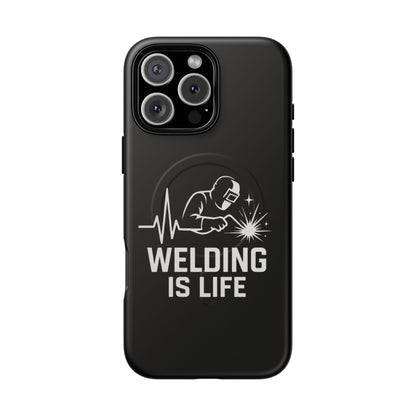 Welding Is Life Magnetic Phone Case, Tough Protective