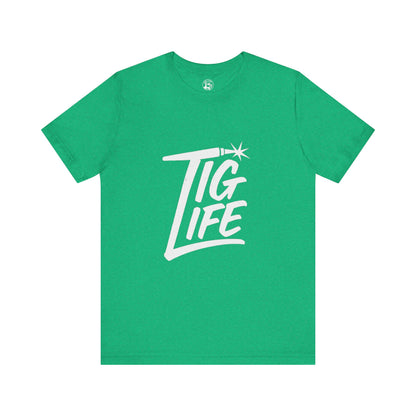 TIG Life Unisex Jersey Tee Dark Color with White text