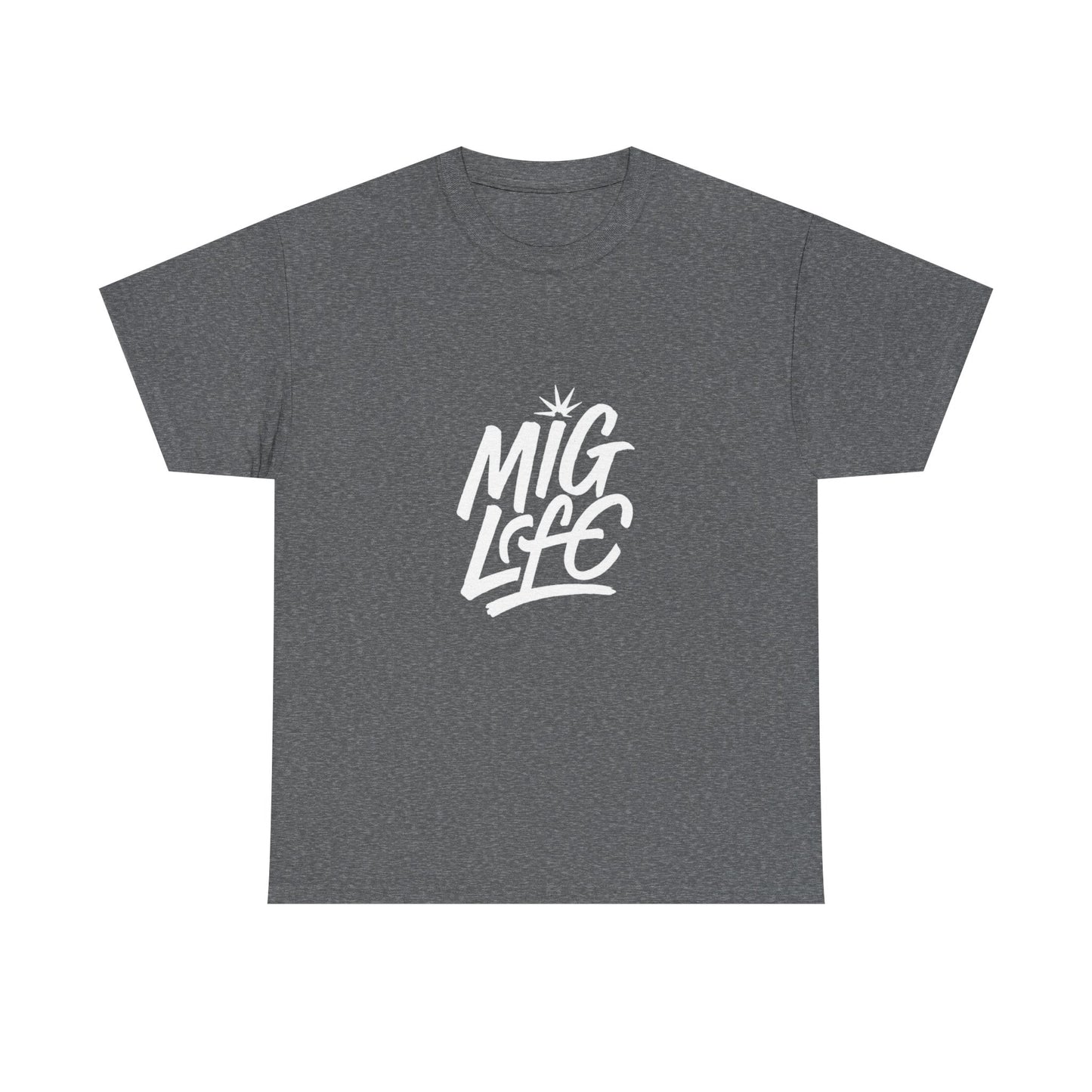 Arc Life, Mig Life Welding Tee Dark, White text
