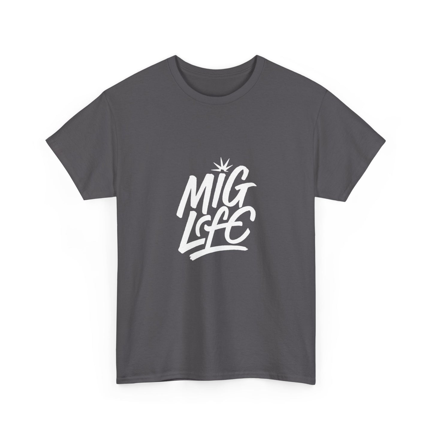 Arc Life, Mig Life Welding Tee Dark, White text