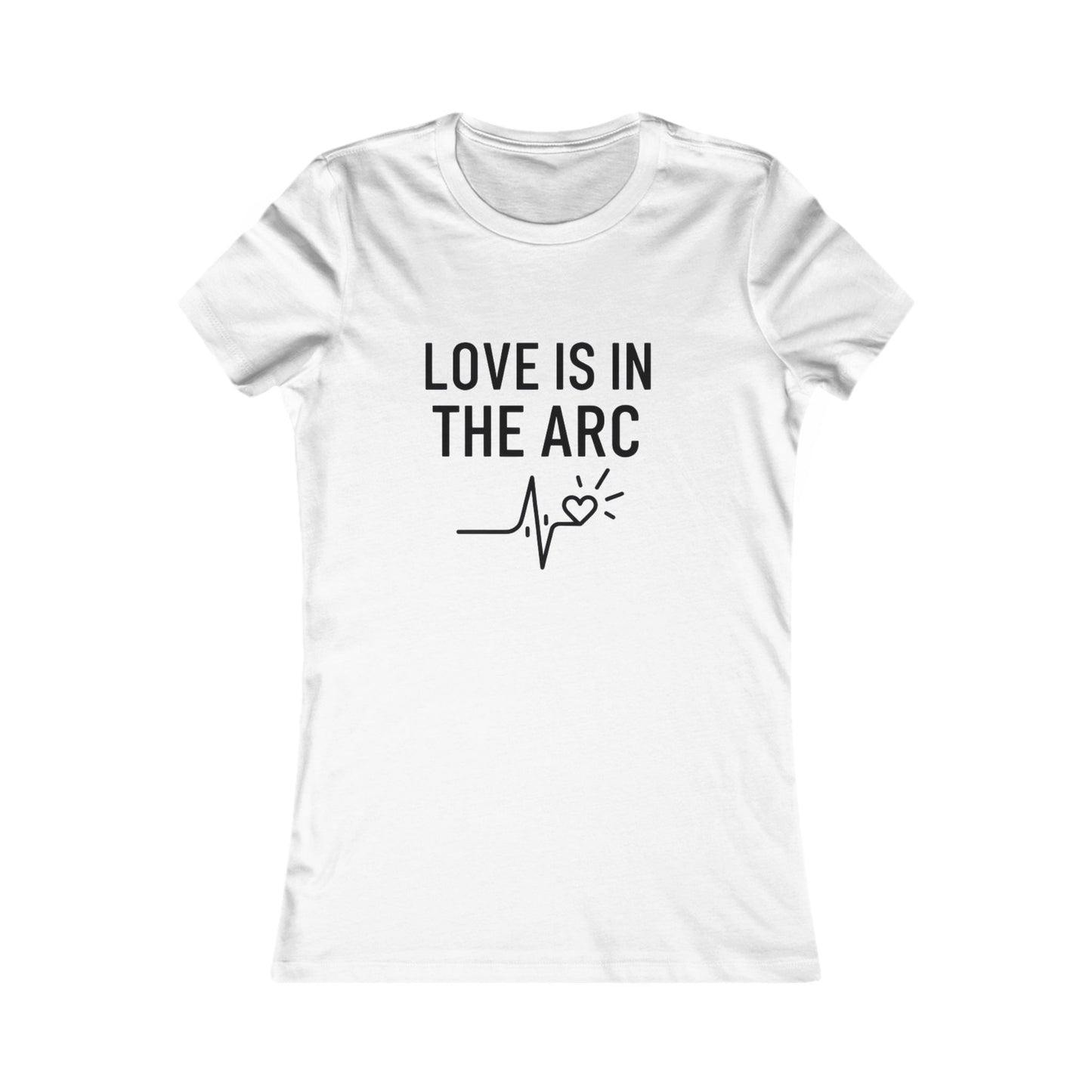 Love Is In The Arc Women’s Tee | Welding Valentine Shirt