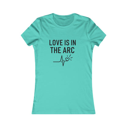 Love Is In The Arc Women’s Tee | Welding Valentine Shirt
