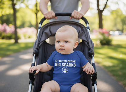 Baby “Little Valentine Big Sparks” Bodysuit