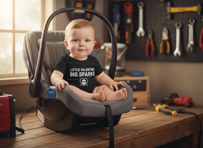 Baby “Little Valentine Big Sparks” Bodysuit