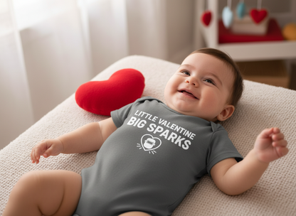 Baby “Little Valentine Big Sparks” Bodysuit