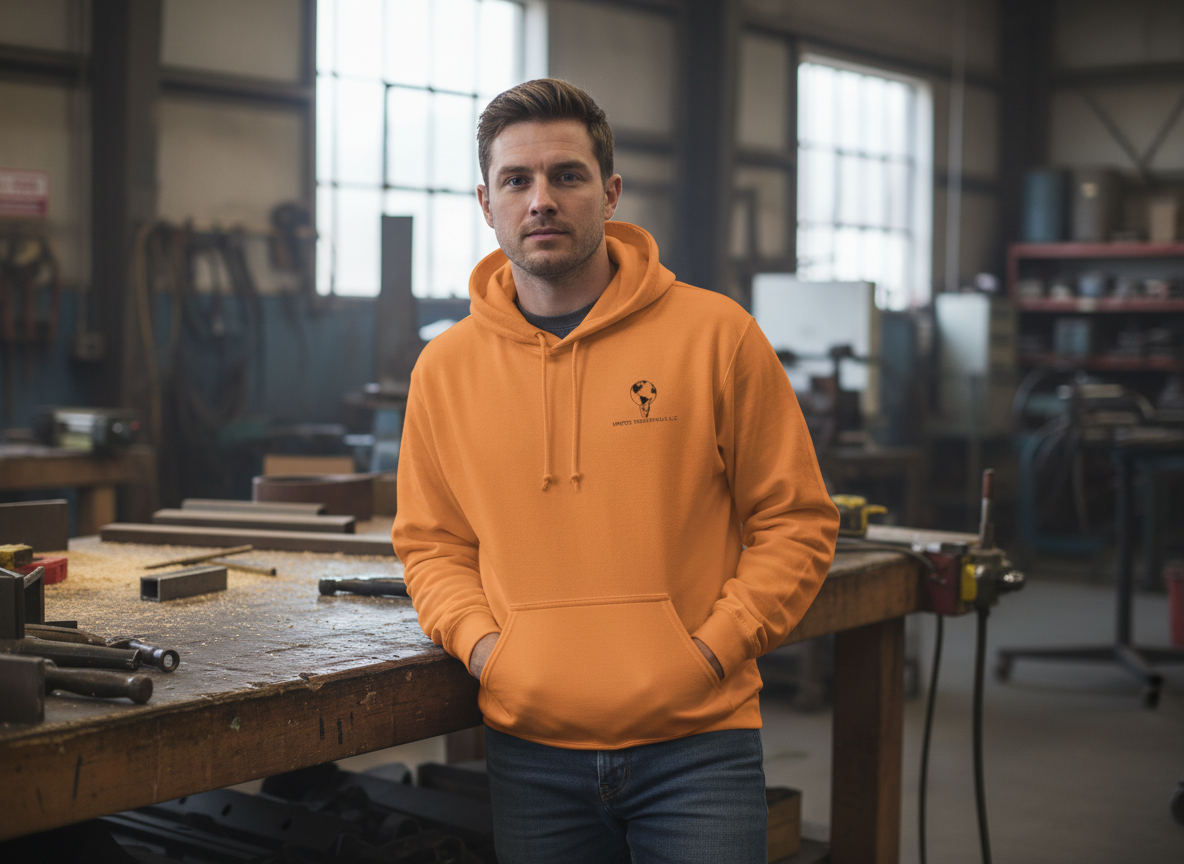 United Industrials LLC Welding Service & Repair Hoodie