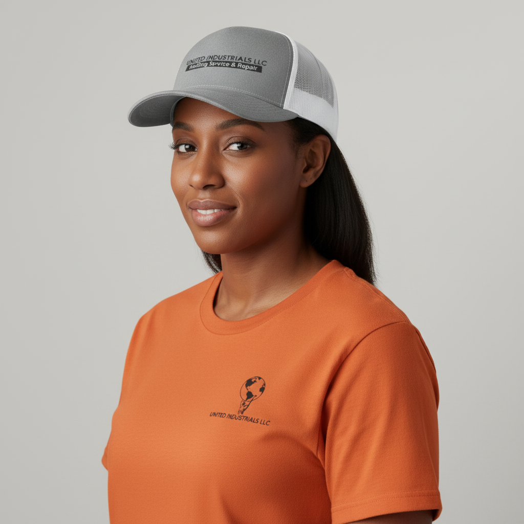 United Industrial Welding Service Embroidered Trucker Cap