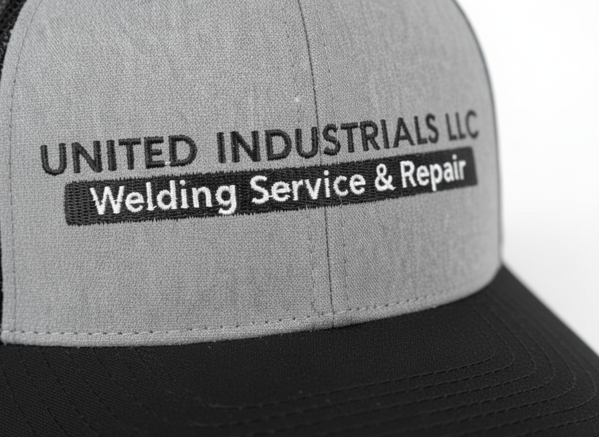 United Industrial Welding Service Embroidered Trucker Cap