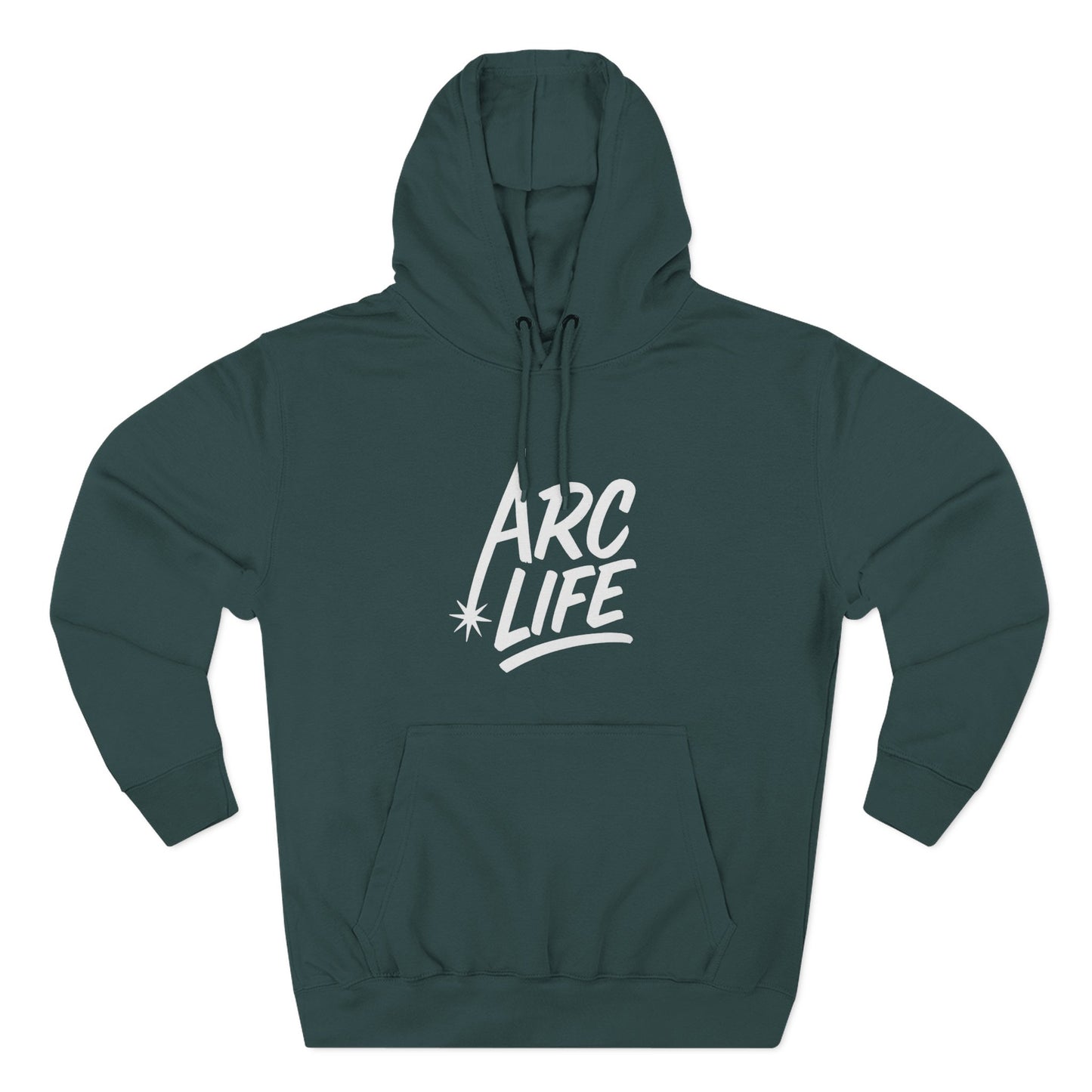 Arc Life Three-Panel Fleece Hoodie