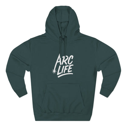 Arc Life Three-Panel Fleece Hoodie