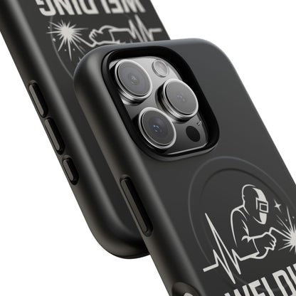 Welding Is Life Magnetic Phone Case, Tough Protective