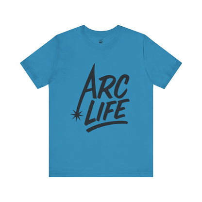 Arc Life Unisex Jersey Tee Light Color with Black text