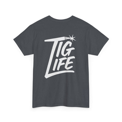 TIG Life Unisex Tee, Dark Shirt, White Print