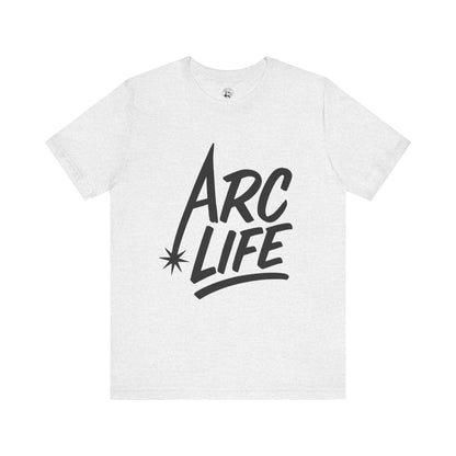 Arc Life Unisex Jersey Tee Light Color with Black text