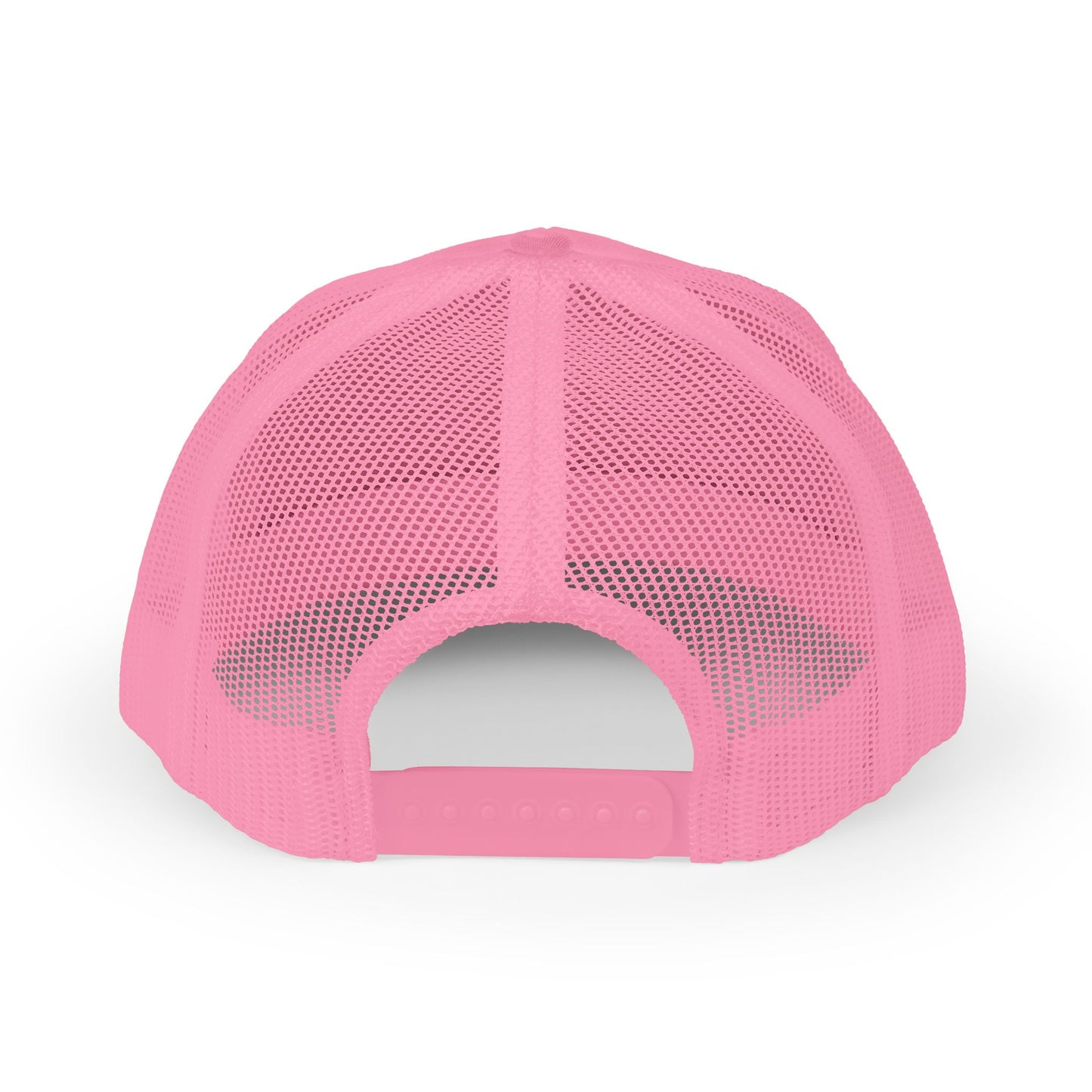 Arc Life Snapback Trucker Hat, Light Color, black text