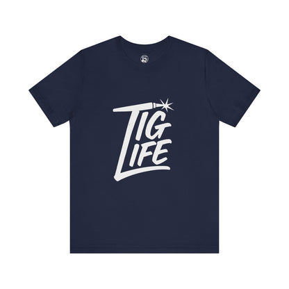 TIG Life Unisex Jersey Tee Dark Color with White text