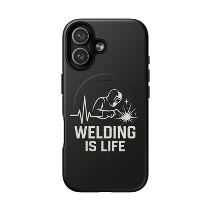 Welding Is Life Magnetic Phone Case, Tough Protective