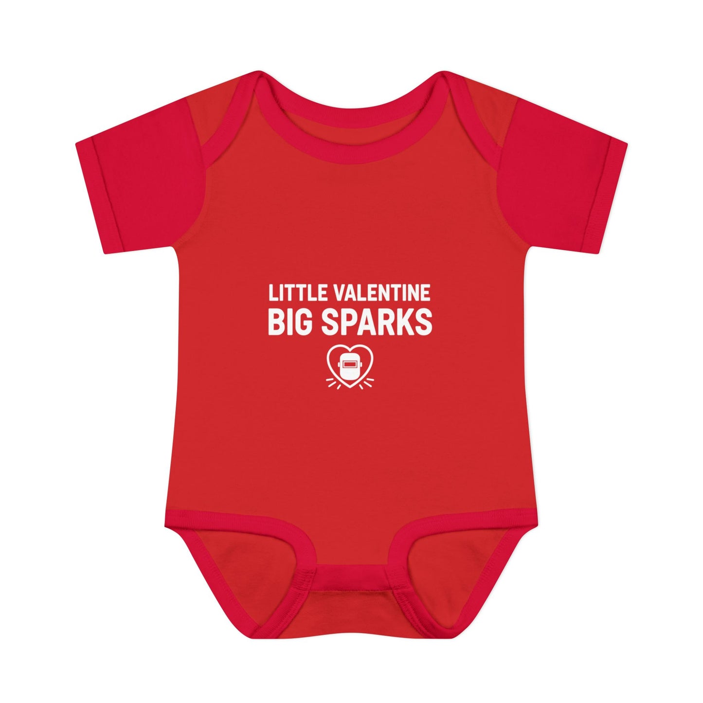 Baby “Little Valentine Big Sparks” Bodysuit