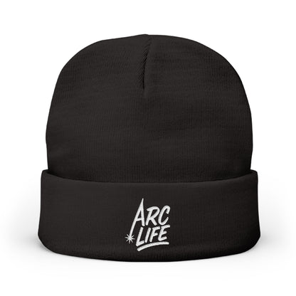 Arc Life Embroidered Knit Beanie