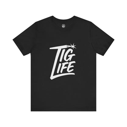 TIG Life Unisex Jersey Tee Dark Color with White text