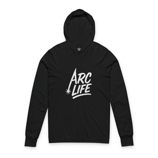Arc Life Stylish Unisex Hooded Long Sleeve Tee