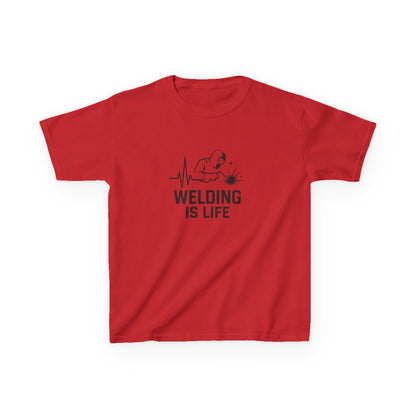 Welding Is Life Kids Tee, Light Color