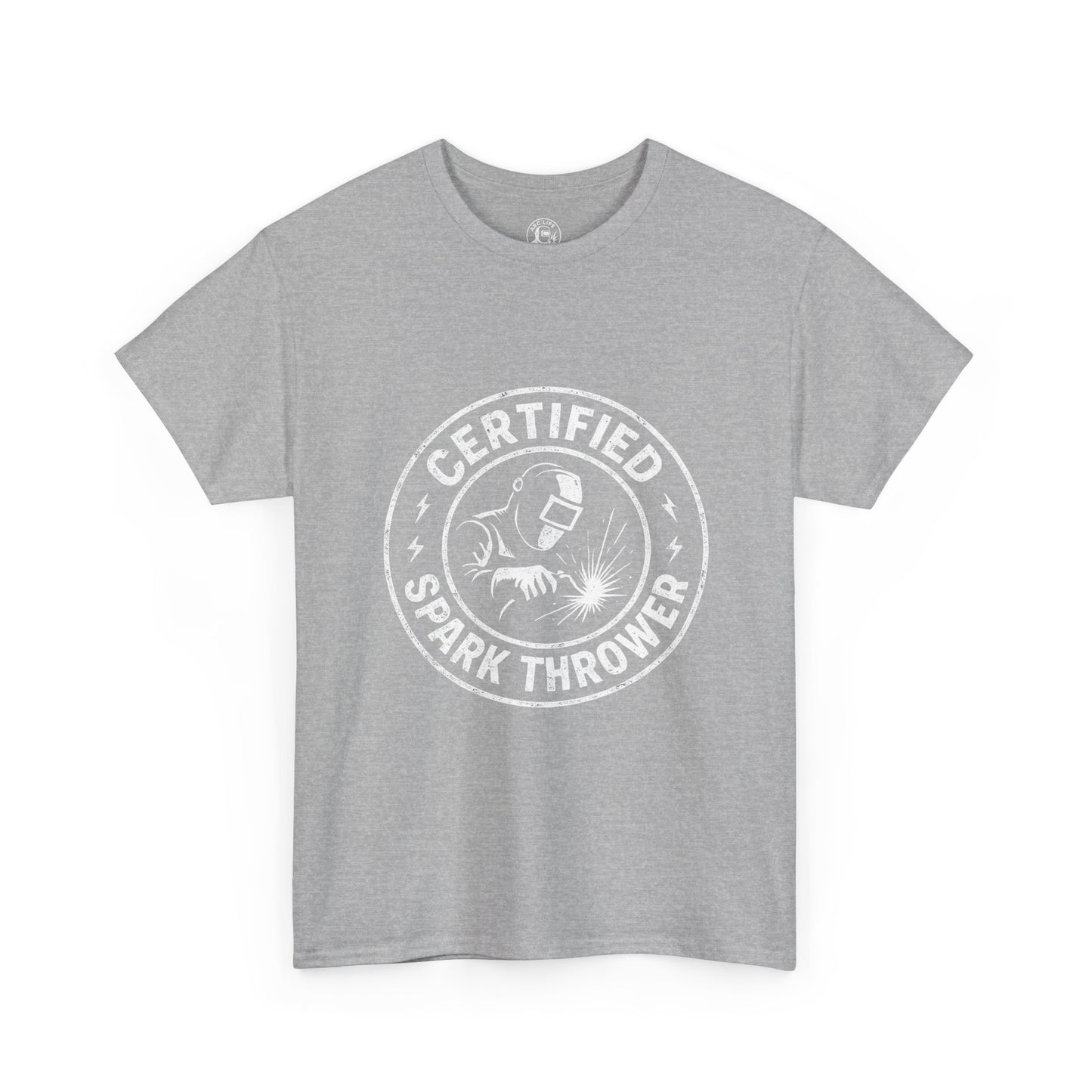Arc Life Certified Spark Thrower Unisex Heavy Cotton Tee