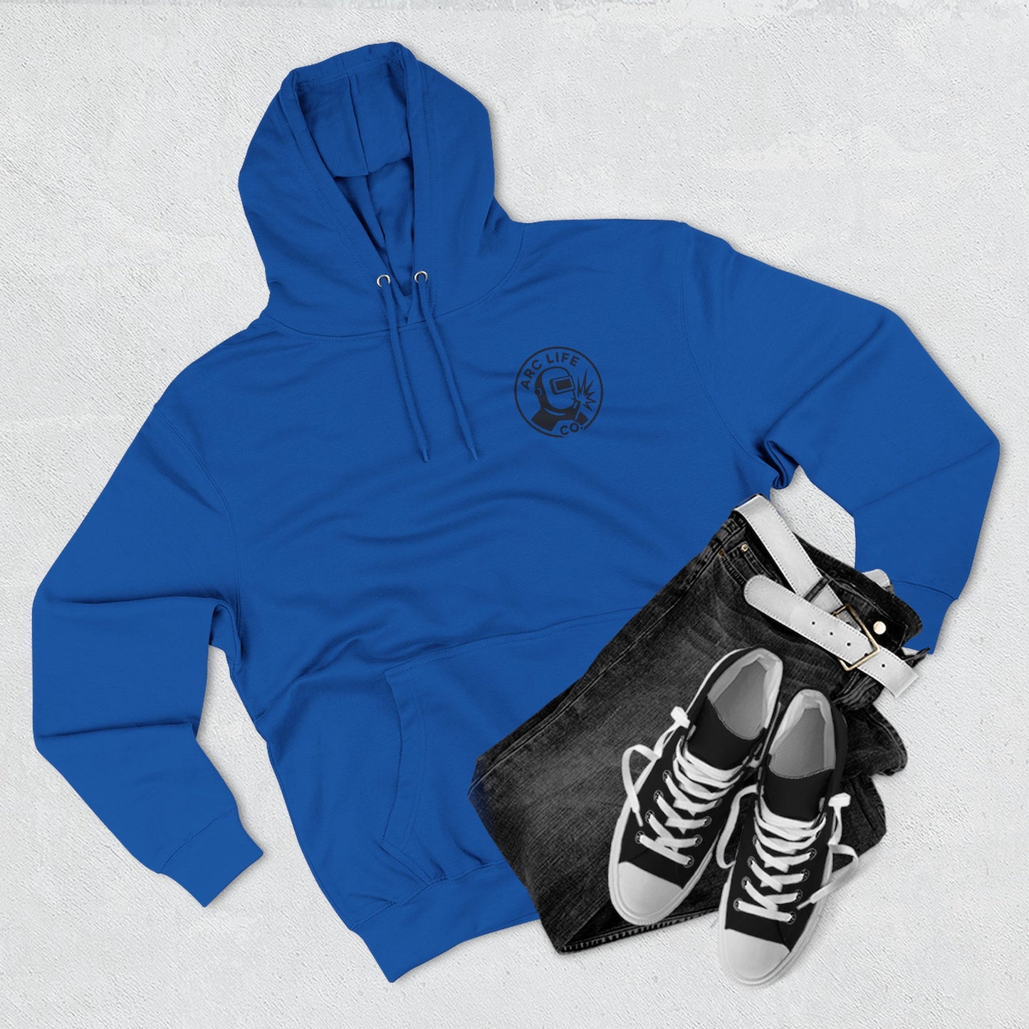 Arc Life, Skull Welding Hoodie, Fleece Sweatshirt