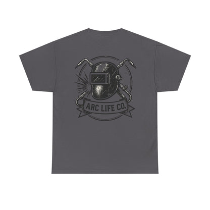 Arc Life Unisex Tee - Torch and Welding Heavy Cotton T-Shirt