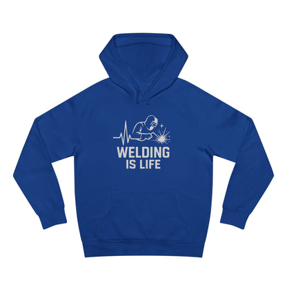 Welding Is Life Hoodie, Unisex, Dark Color