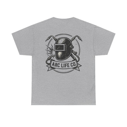 Arc Life Unisex Tee - Torch and Welding Heavy Cotton T-Shirt