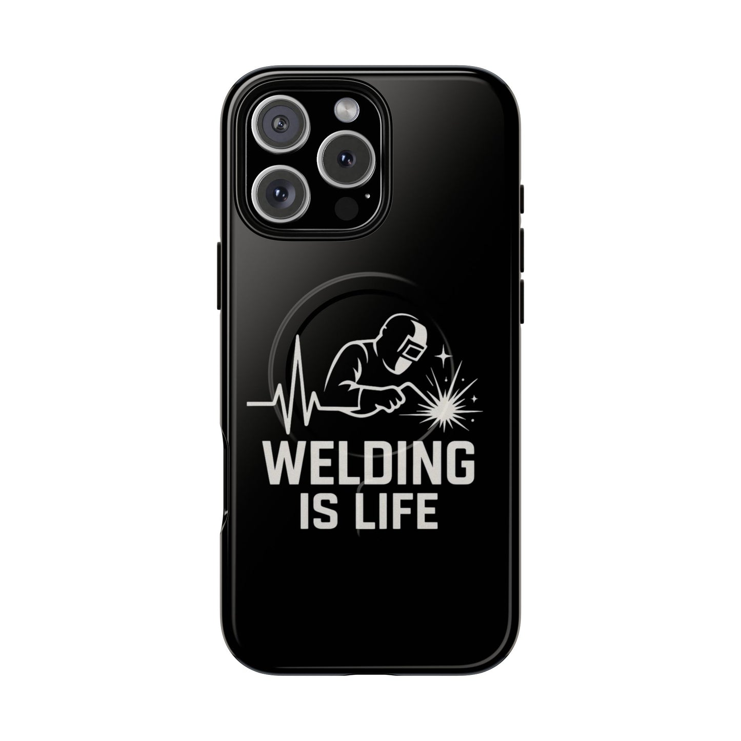 Welding Is Life Magnetic Phone Case, Tough Protective