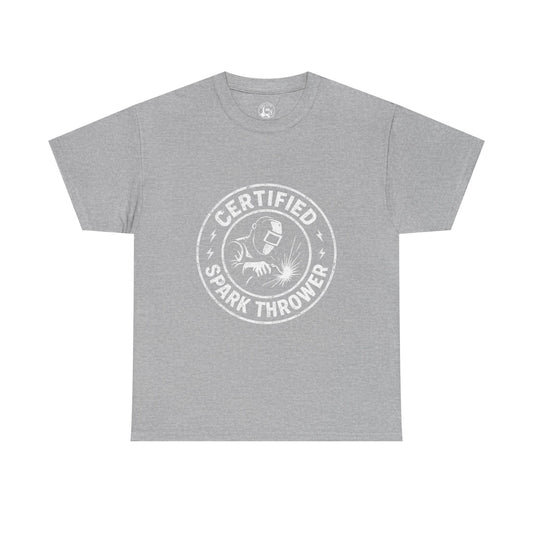 Arc Life Certified Spark Thrower Unisex Heavy Cotton Tee