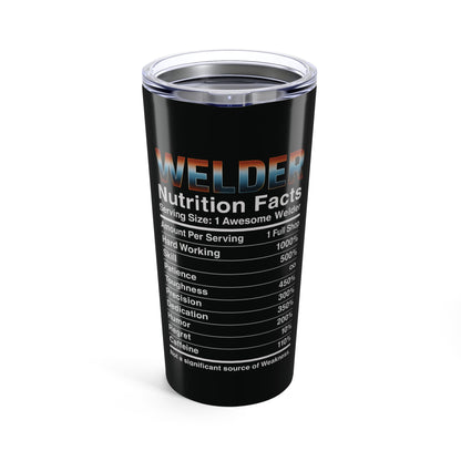 Welder Life Tumbler 20oz, Black